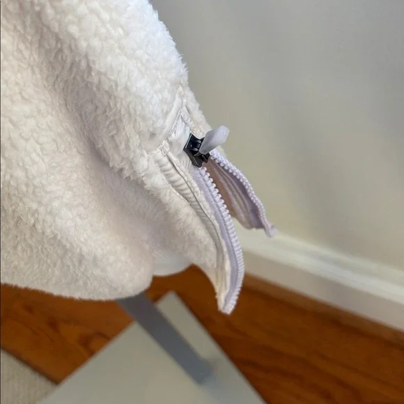 Free People FP Movement Sundown Fleece Pants white medium ski cozy lounge new - Picture 13 of 16